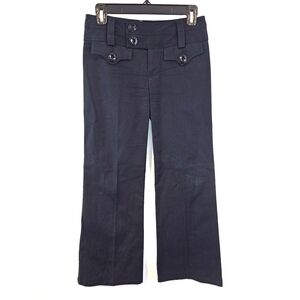 Nanette Lepore Size 0 Blue Bootcut Trousers